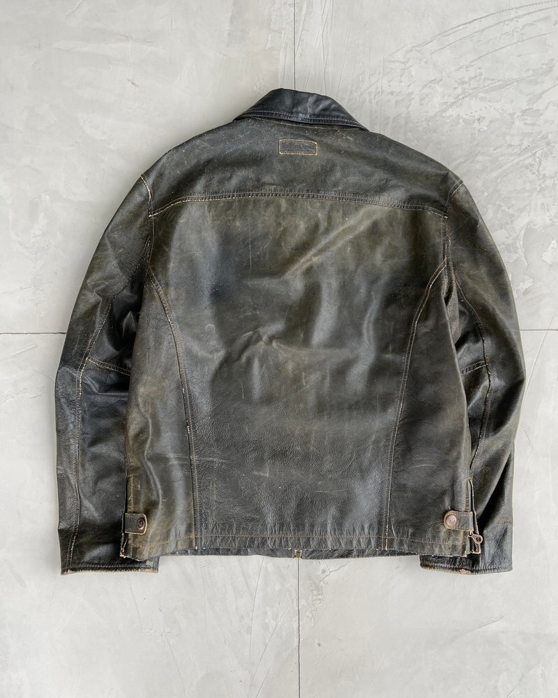 MARLBORO 80'S LEATHER JACKET - XL