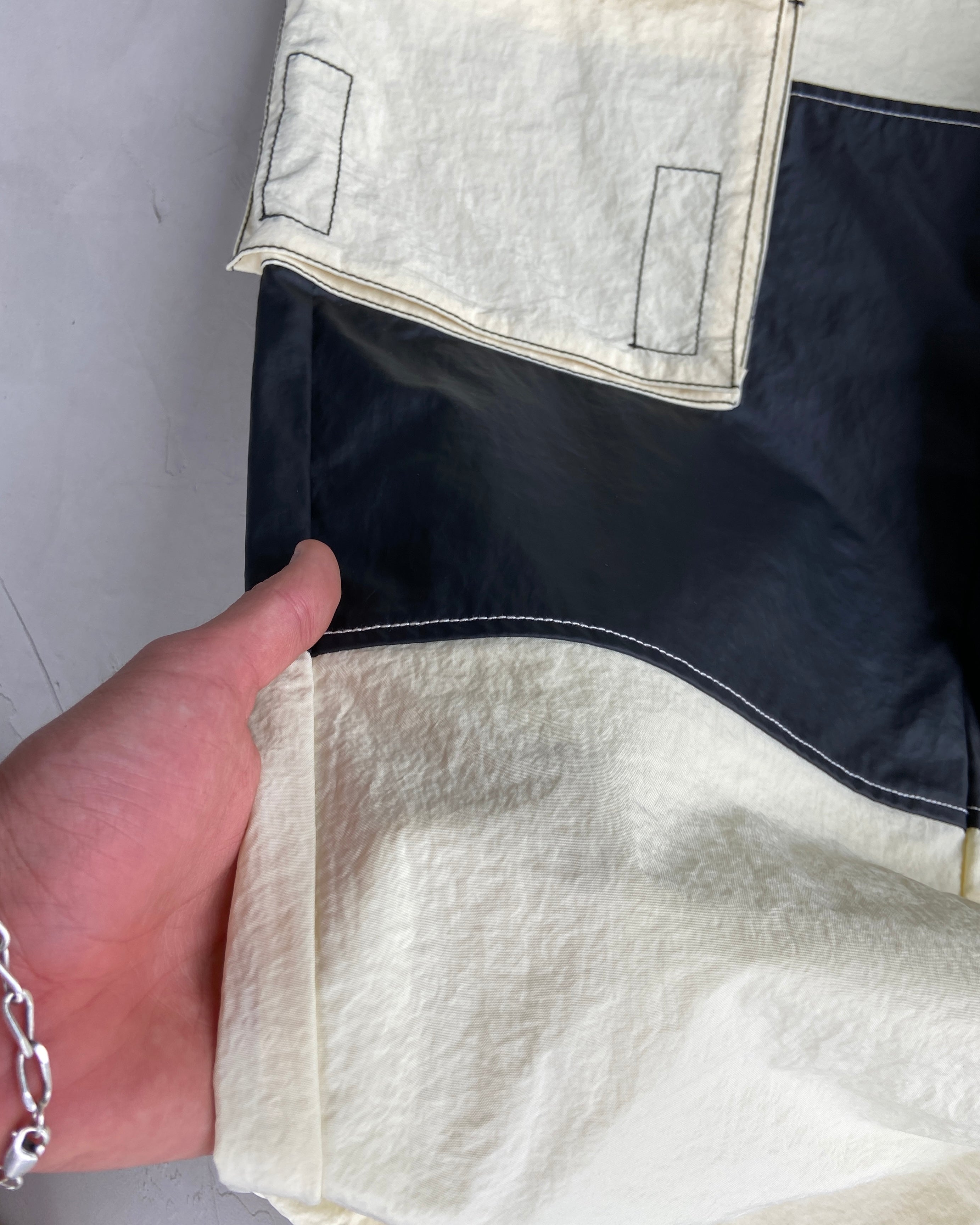 DIESEL AW22 NYLON CARGO TROUSERS - W32"