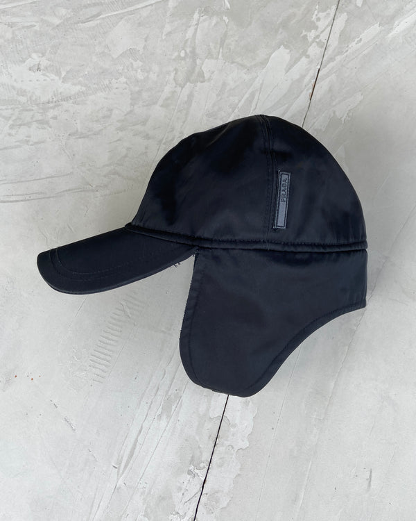 PRADA 90'S NYLON TRAPPER CAP