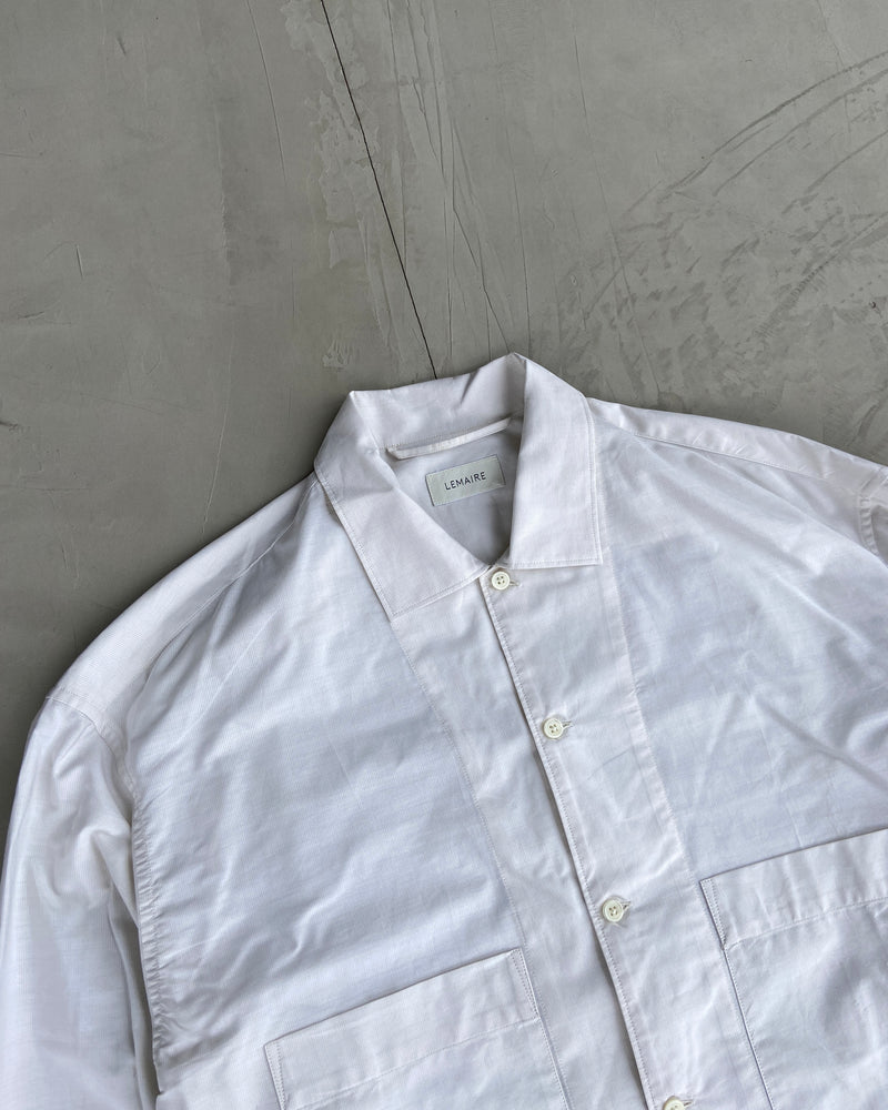 LEMAIRE PINSTRIPE WHITE SHIRT - M/L