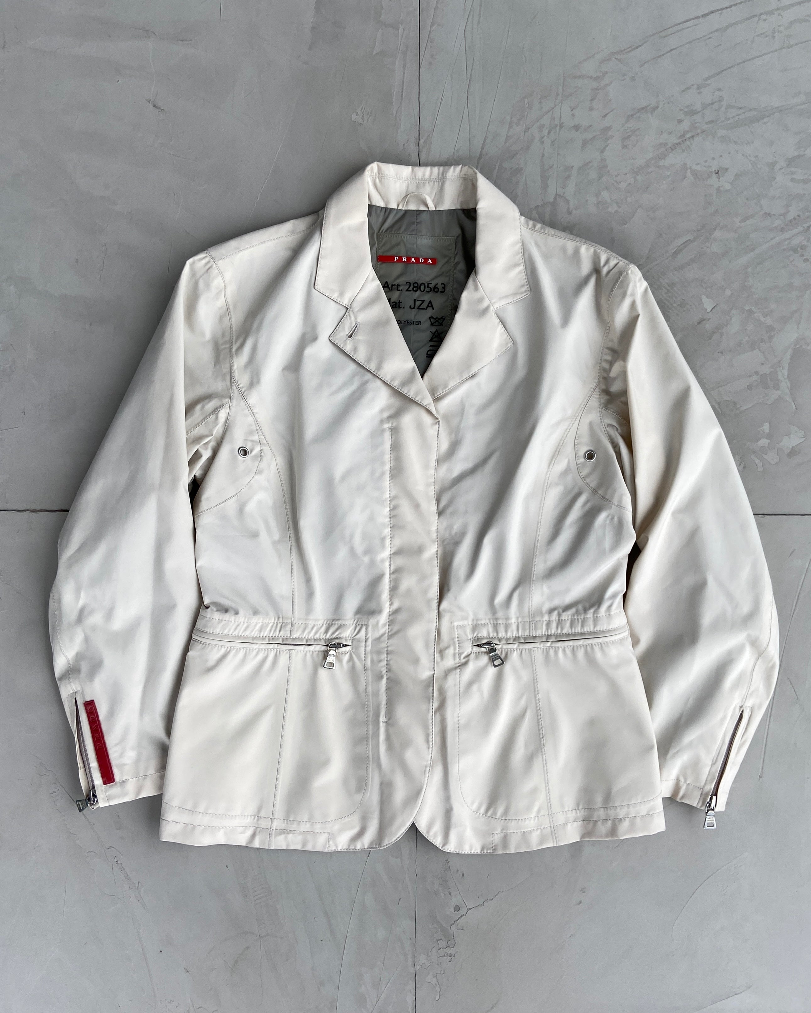 PRADA SPORT AW02 NYLON BLAZER JACKET - M
