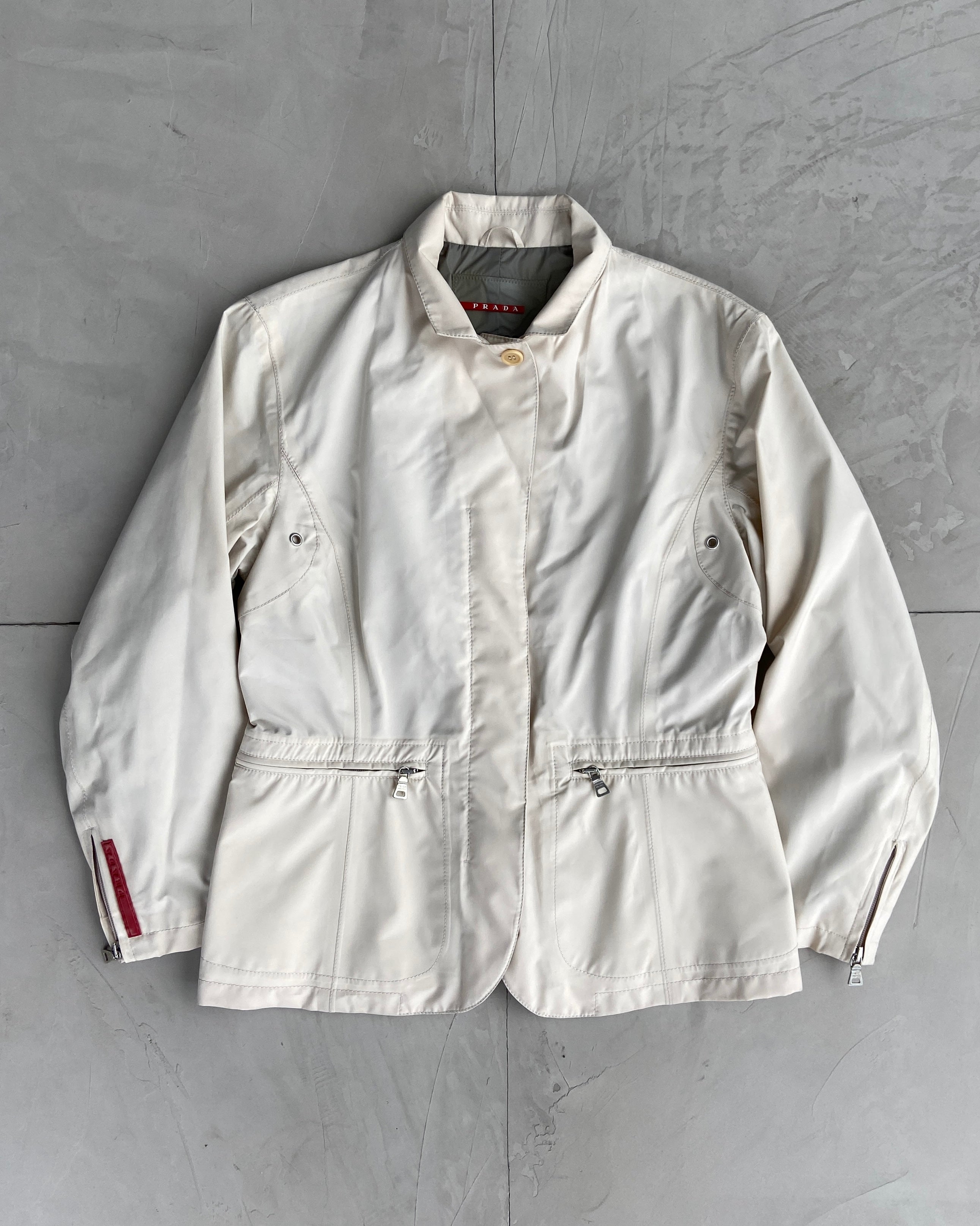 PRADA SPORT AW02 NYLON BLAZER JACKET - M