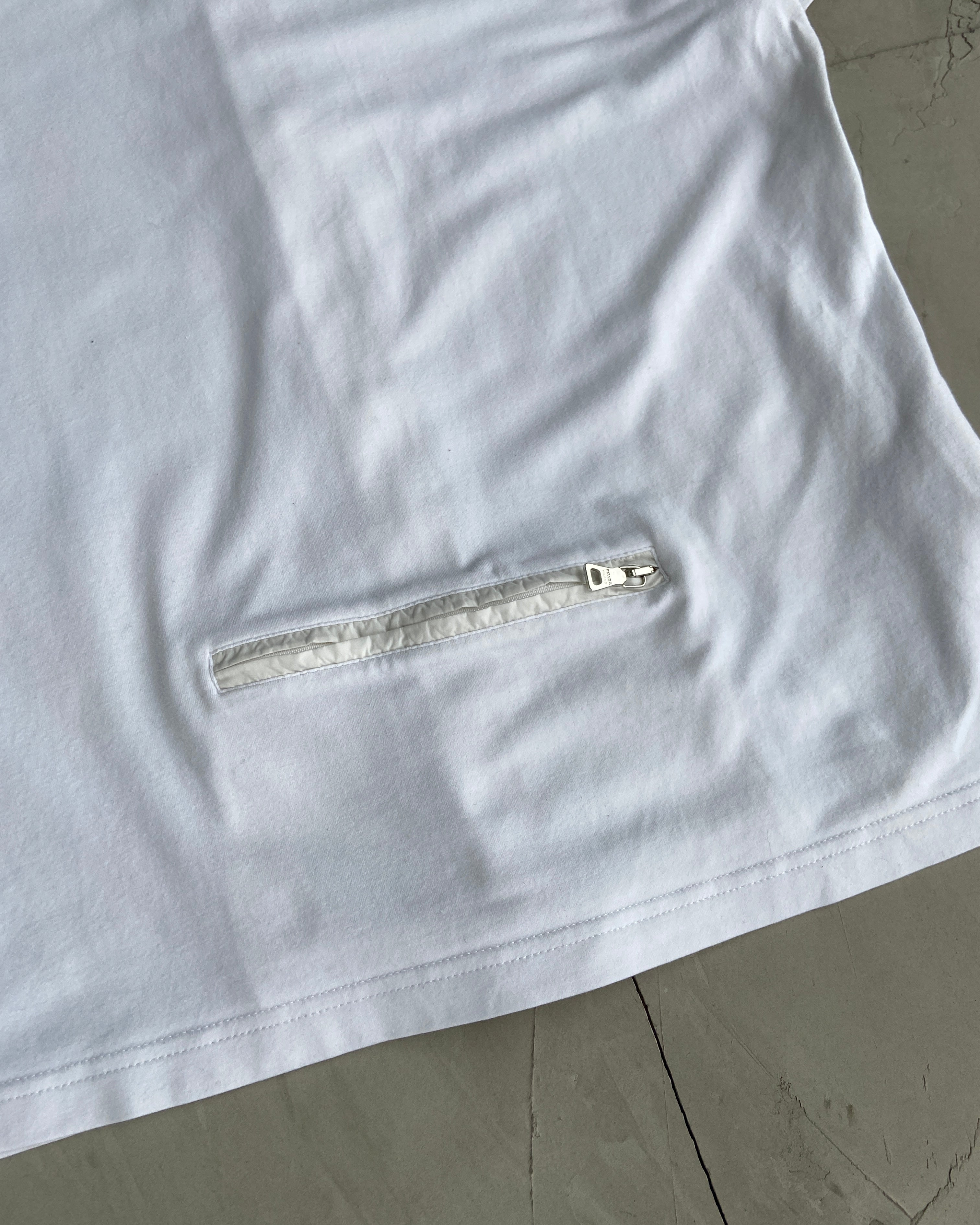 PRADA SPORT FW99 BACK POCKET ZIP-UP TOP - L