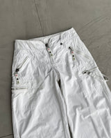 DIESEL 2000'S WHITE CARGO TROUSERS - W28