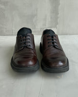 PRADA LEATHER DERBY SHOES - UK 9