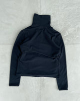 PRADA SPORT LONG SLEEVE TOGGLE FLEECE - M