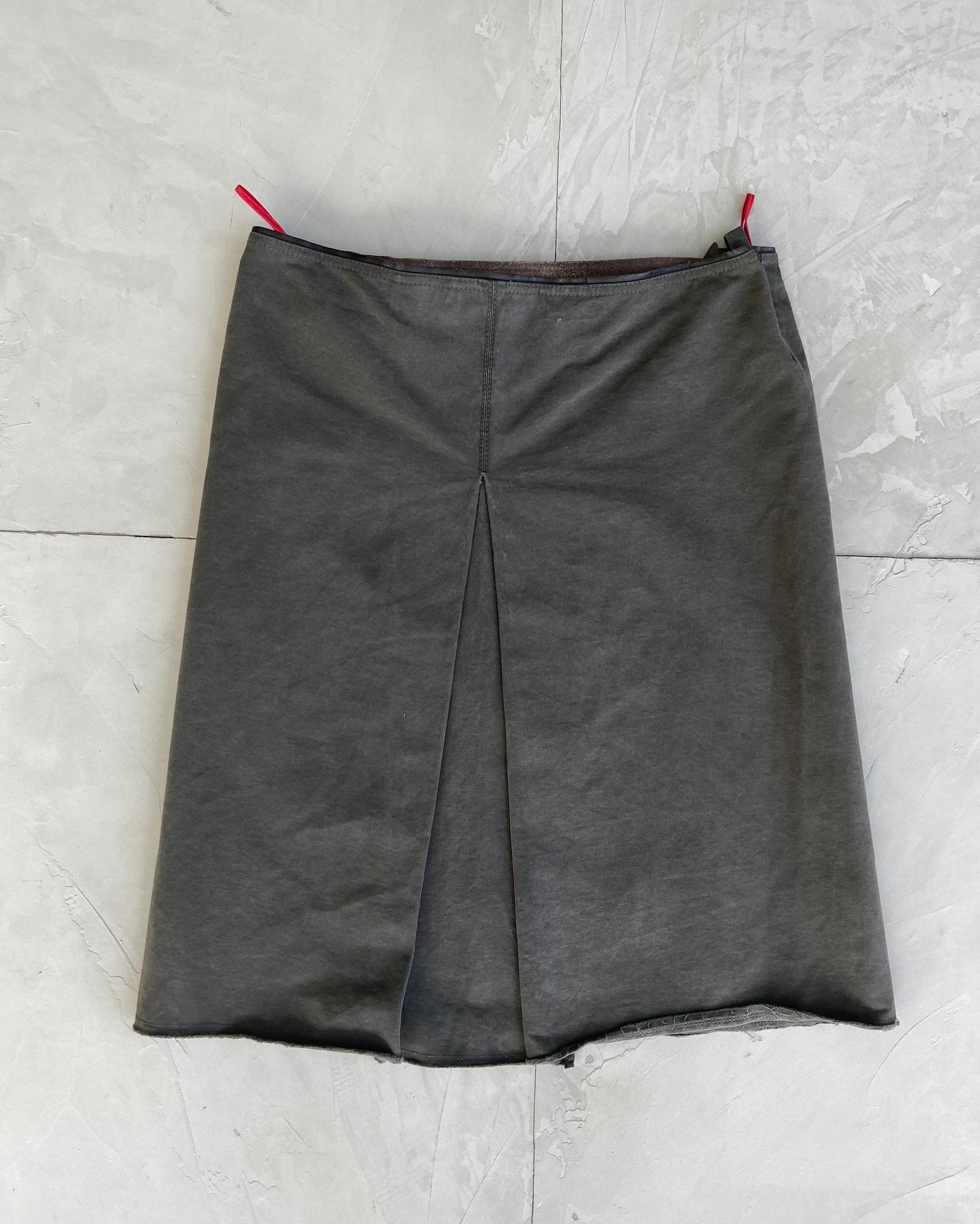 PRADA 00'S WRAP MIDI SKIRT - M/L