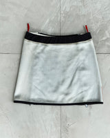 PRADA SPORT SS2000 NYLON ZIPPER MINI SKIRT - S/M