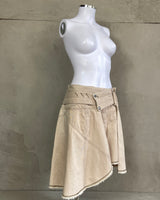 DIESEL OVERSIZED BELT WRAP SKIRT - M