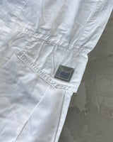 MARITHE FRANCOIS GIRBAUD WHITE CARGO TROUSERS - W30"