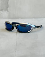 OAKLEY CRYSTAL BLACK ICE IRIDIUM SPLICE SUNGLASSES