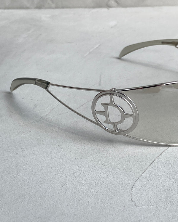 DIOR 2000'S 'D' WRAP AROUND SUNGLASSES