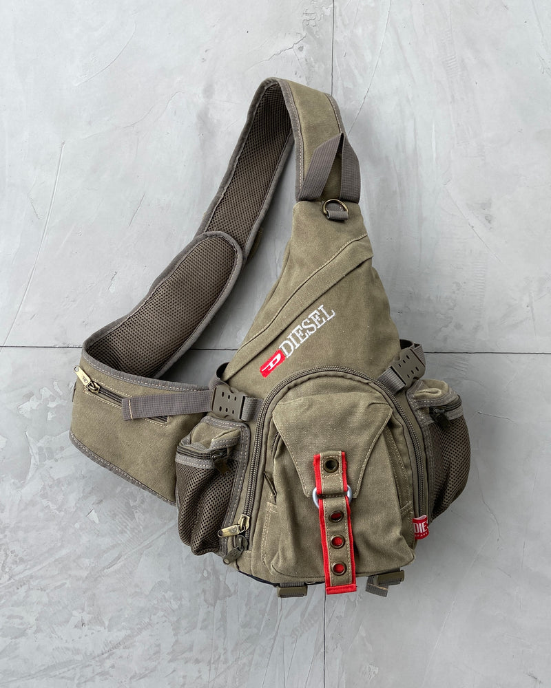 【国産豊富な】00s diesel military one shoulder-bag バッグ