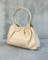 GUCCI TOM FORD RUCHED LEATHER SHOULDER BAG