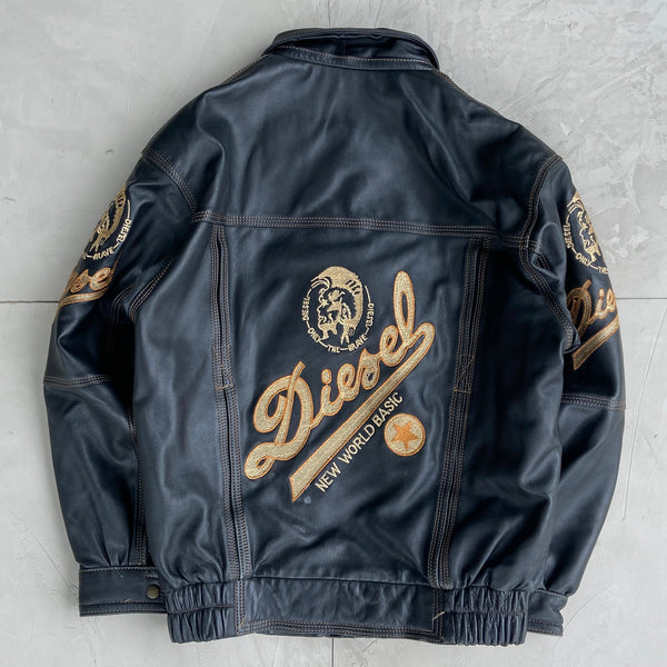 ジャケット・アウター Diesel Sport lether jacket archive 90s Diesel Sport lether jacket archive 90s Diesel Archive Gorpcore