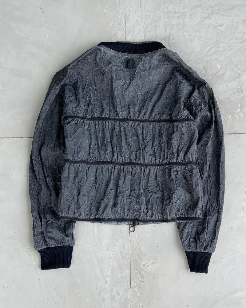 COP COPINE 2000'S TEXTURED CARGO JACKET -  M