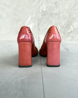 PRADA AW99 PATENT LEATHER BLOCK HEELS - EU 37