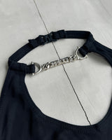 PACO RABANNE 'CHOCKER CHAIN' HALTER TOP - XS/S