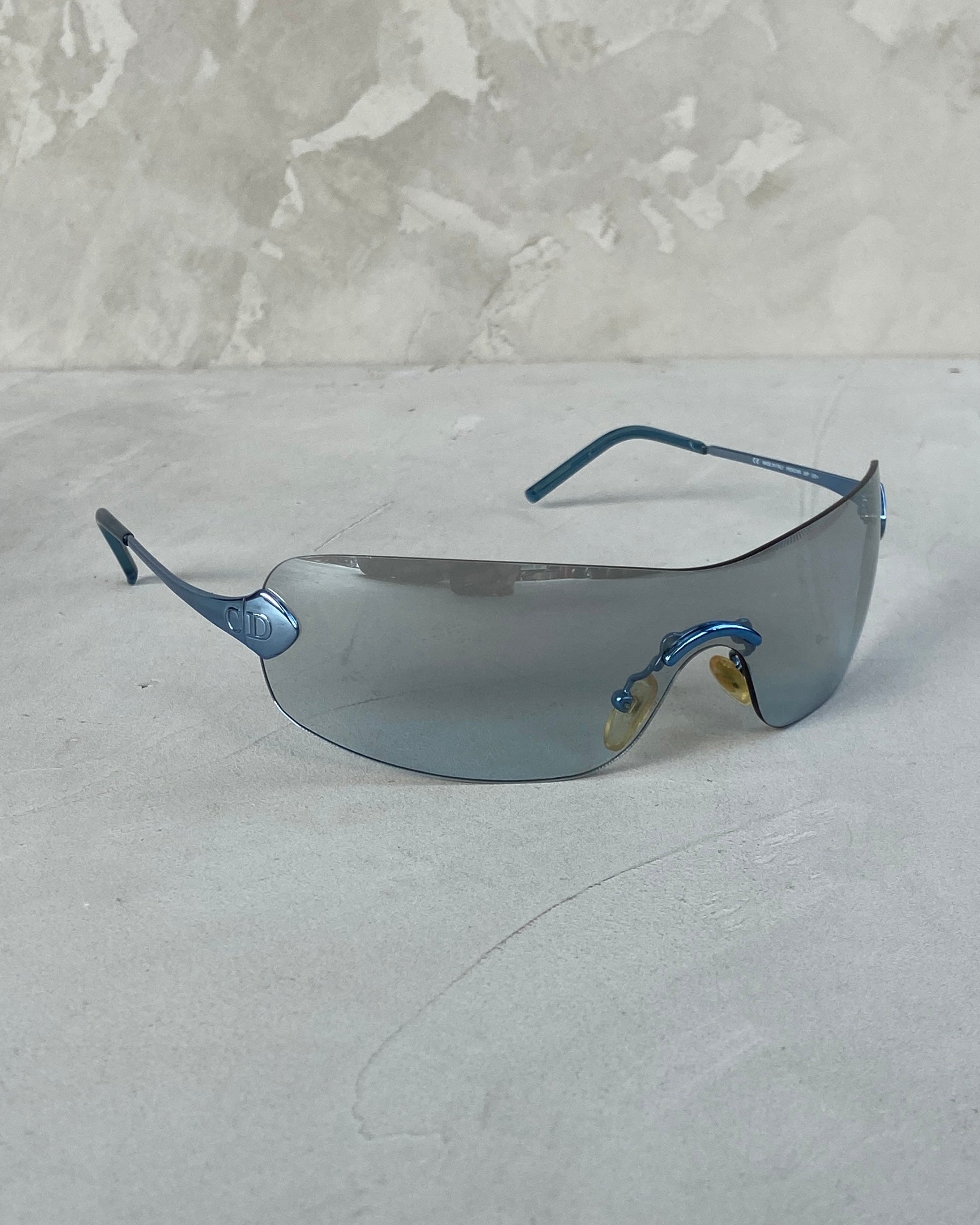 DIOR 2000'S RIMLESS 'CD' SUNGLASSES