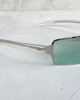 DIESEL 2000'S RIMLESS WRAP SPORT SUNGLASSES