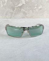 DIESEL 2000'S RIMLESS WRAP SPORT SUNGLASSES