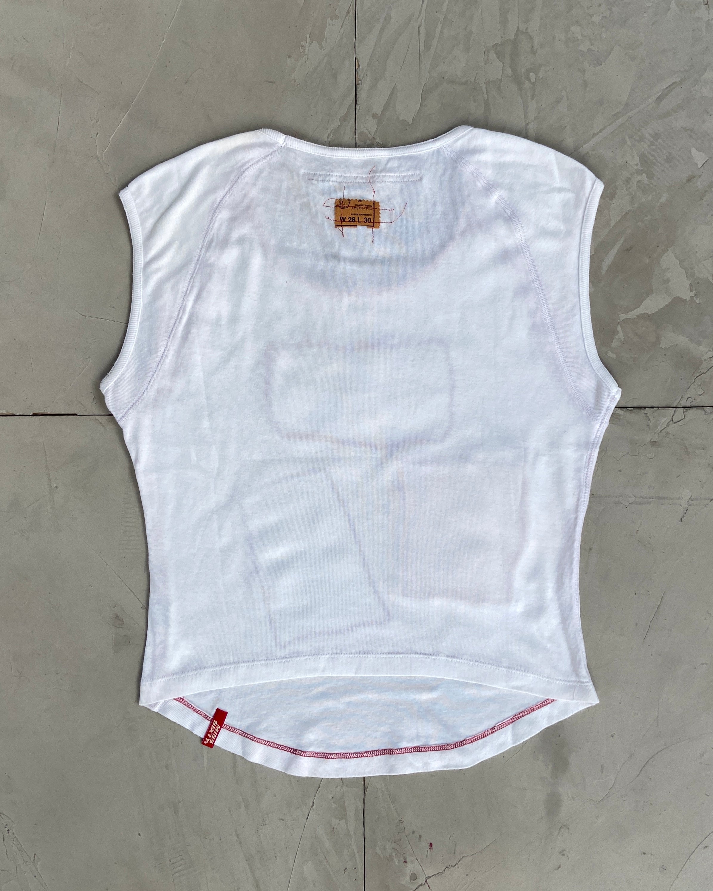 MISS SIXTY RACER STYLE VEST TOP - M