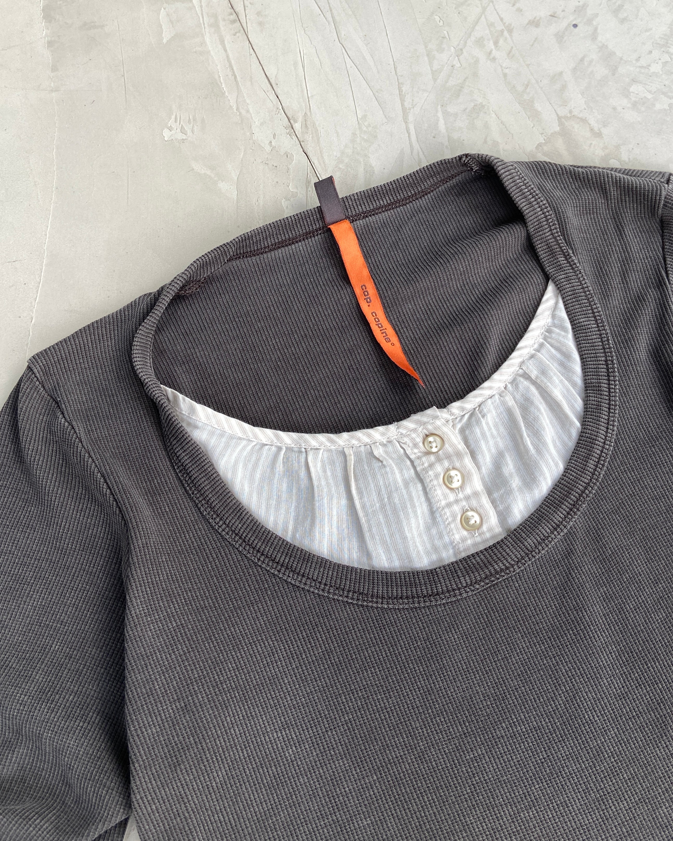 COP COPINE 2000'S DOUBLE LAYER TOP - S