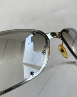 DIESEL 2000'S COLD FRAME WRAP SUNGLASSES