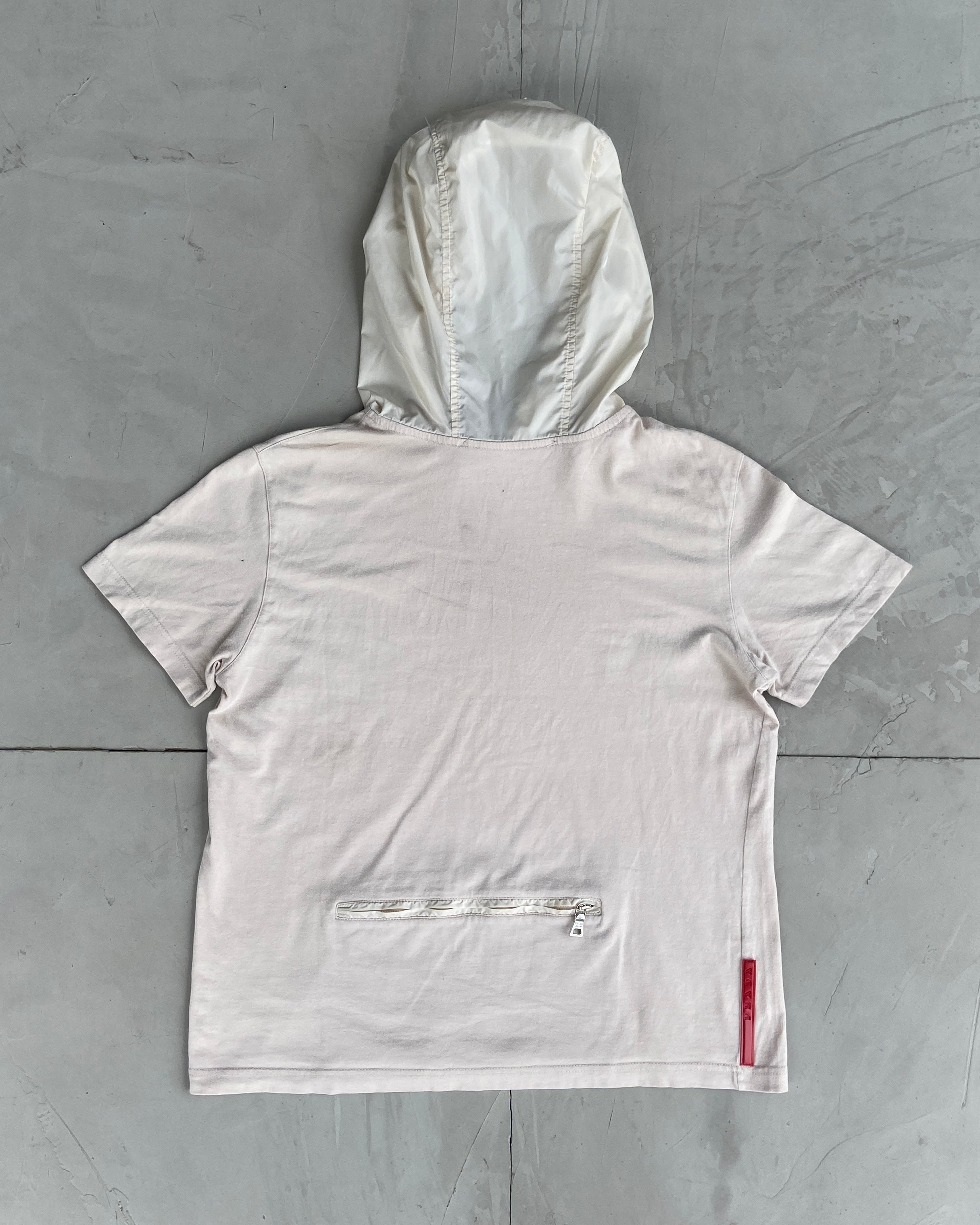PRADA SPORT SS1999 HOODED ZIP-UP TOP - S