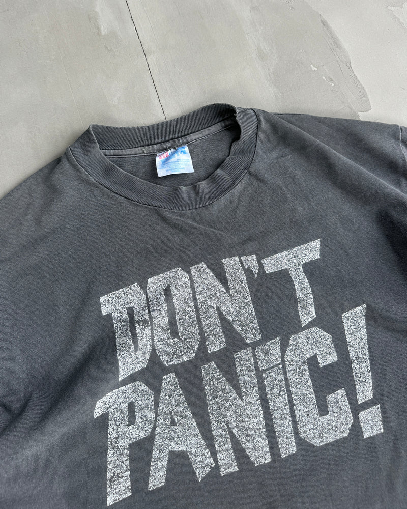 'DON'T PANIC' VINTAGE HANES TEE - L