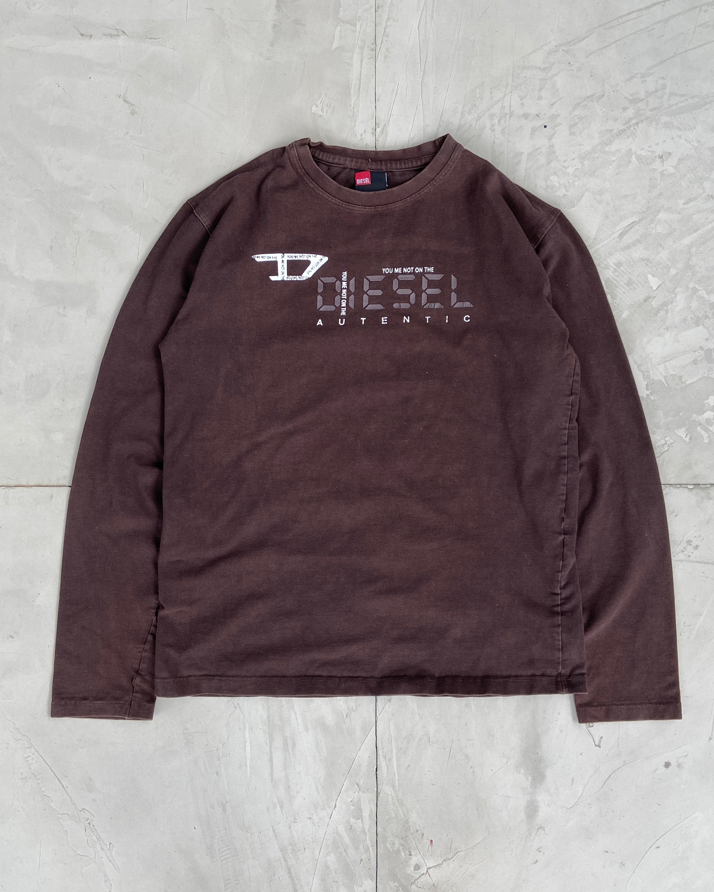 DIESEL 2000'S LONG SLEEVE TOP - M