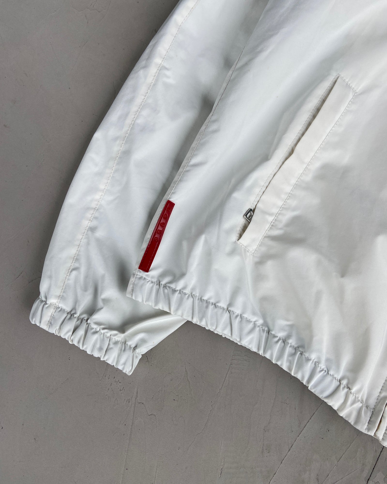 PRADA SPORT 90S WHITE NYLON JACKET - L – BAD MOUTH*
