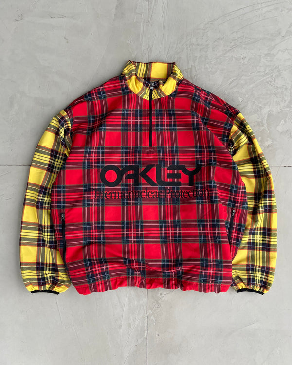 OAKLEY PLAID CHECK JACKET - M/L