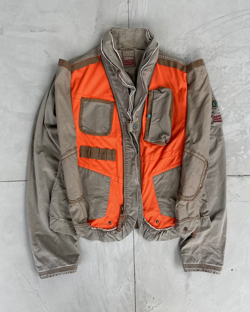 MARITHE + FRANCOIS GIRBAUD HIDDEN POCKET CARGO JACKET - M