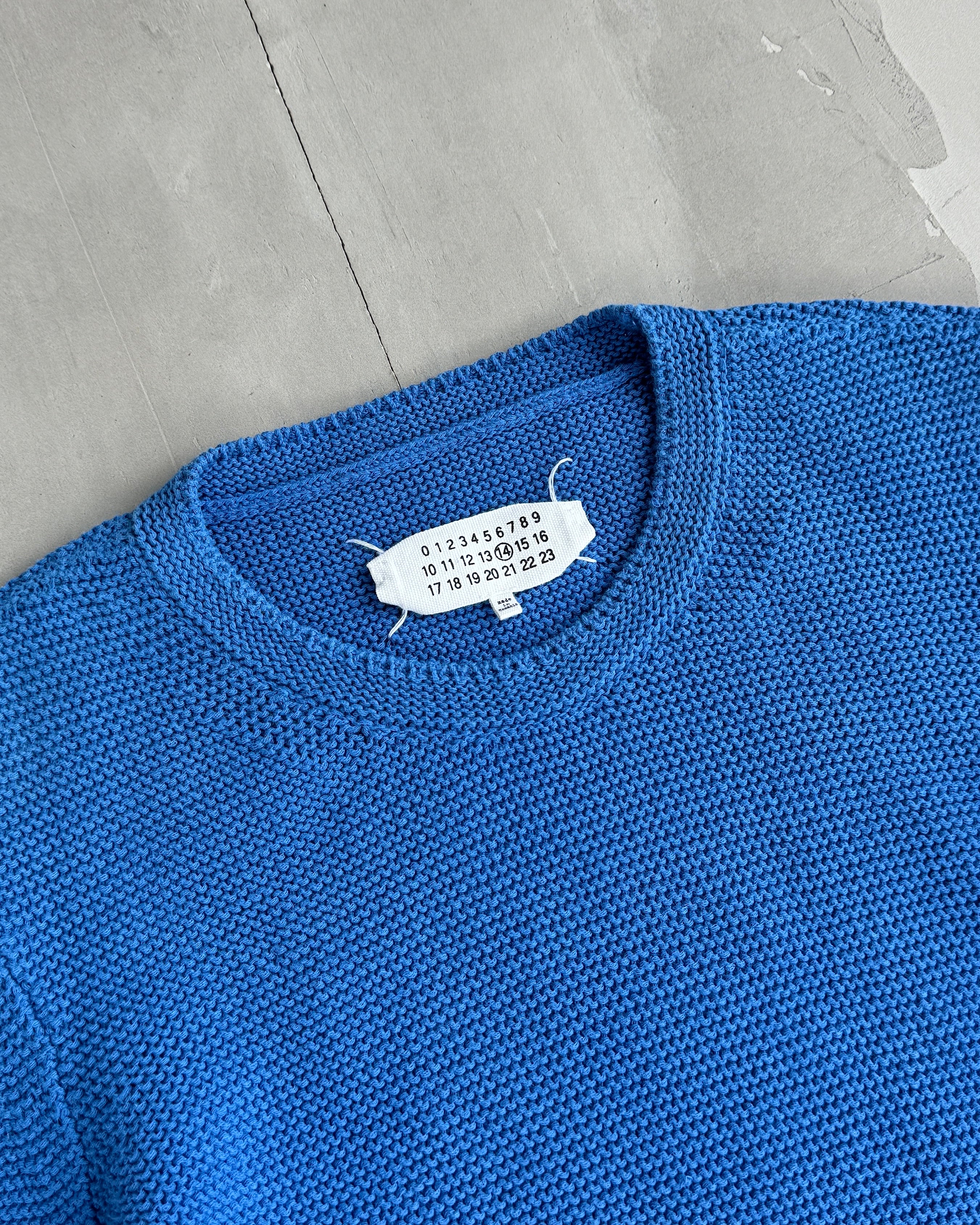 MAISON MARTIN MARGIELA AW14 KNITTED SWEATSHIRT