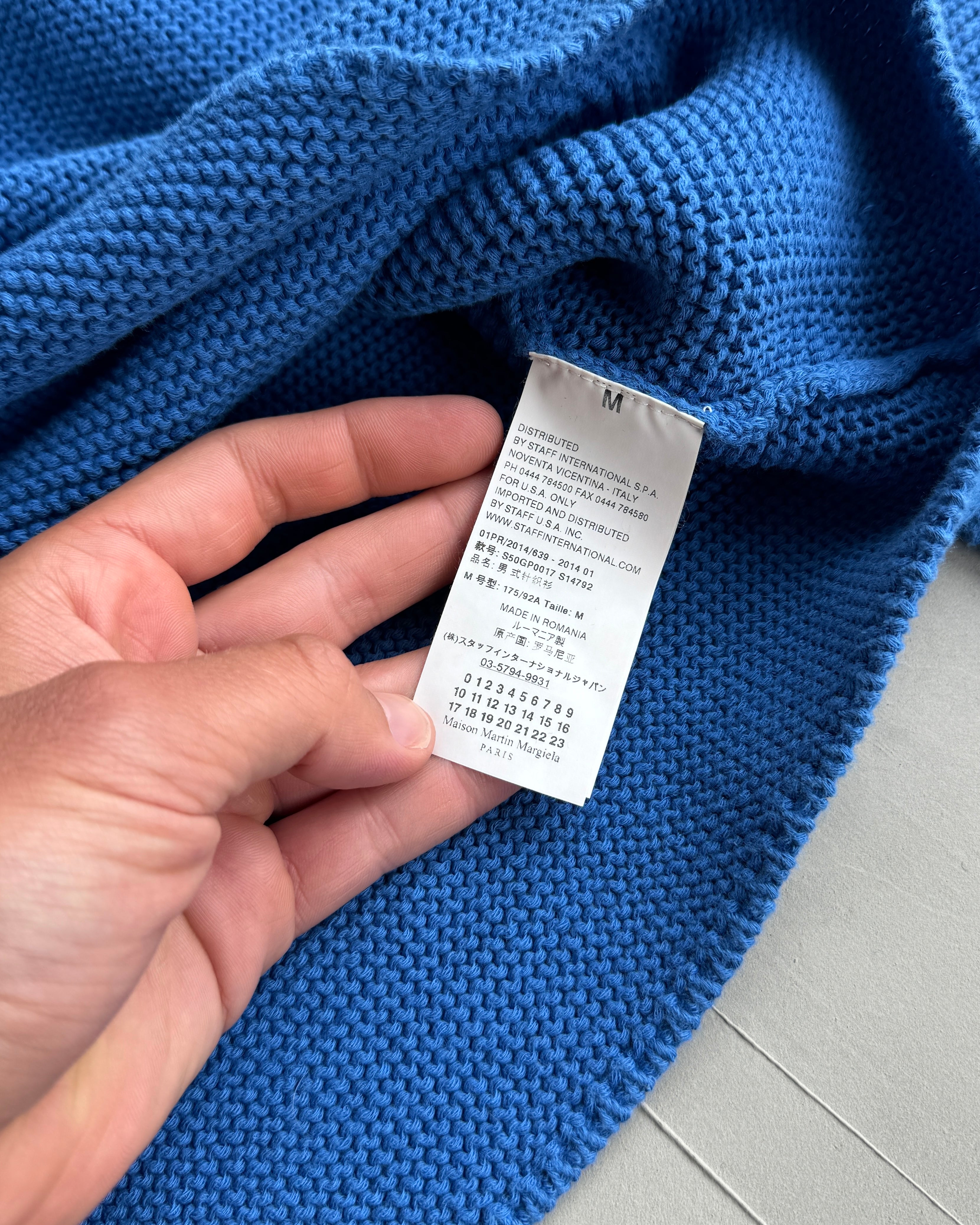 MAISON MARTIN MARGIELA AW14 KNITTED SWEATSHIRT