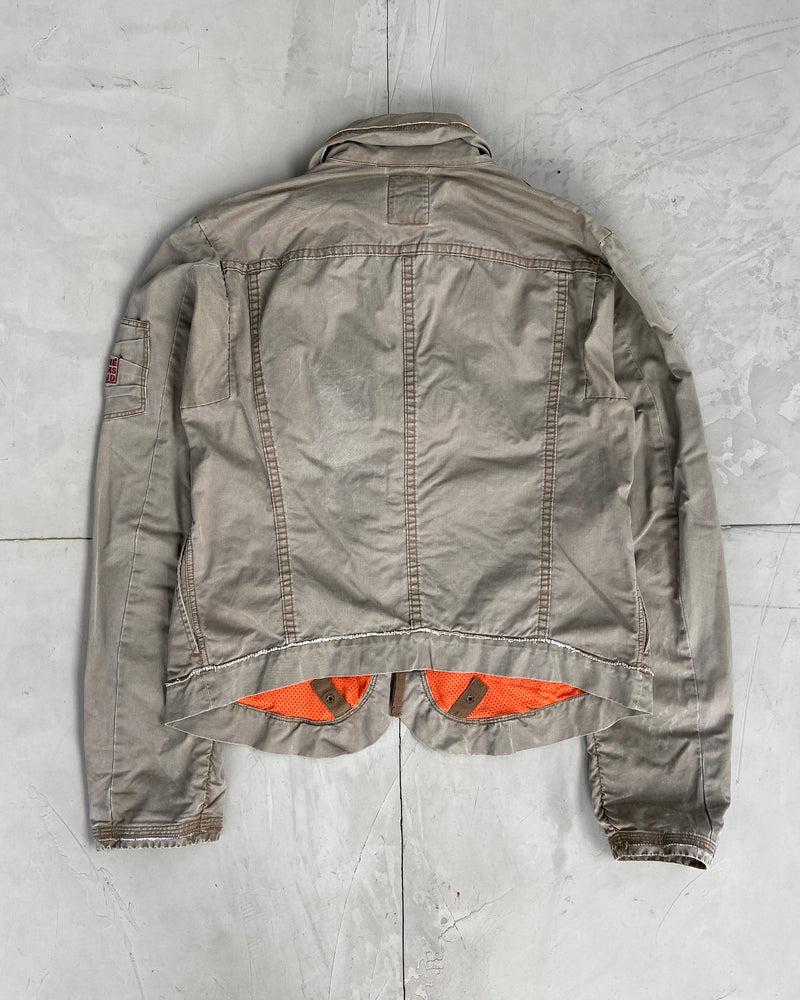 MARITHE + FRANCOIS GIRBAUD HIDDEN POCKET CARGO JACKET - M