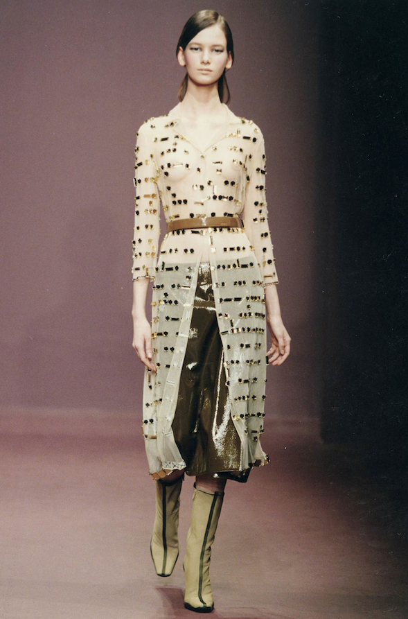 PRADA FW99 NYLON HEELED BOOTS - EU 39