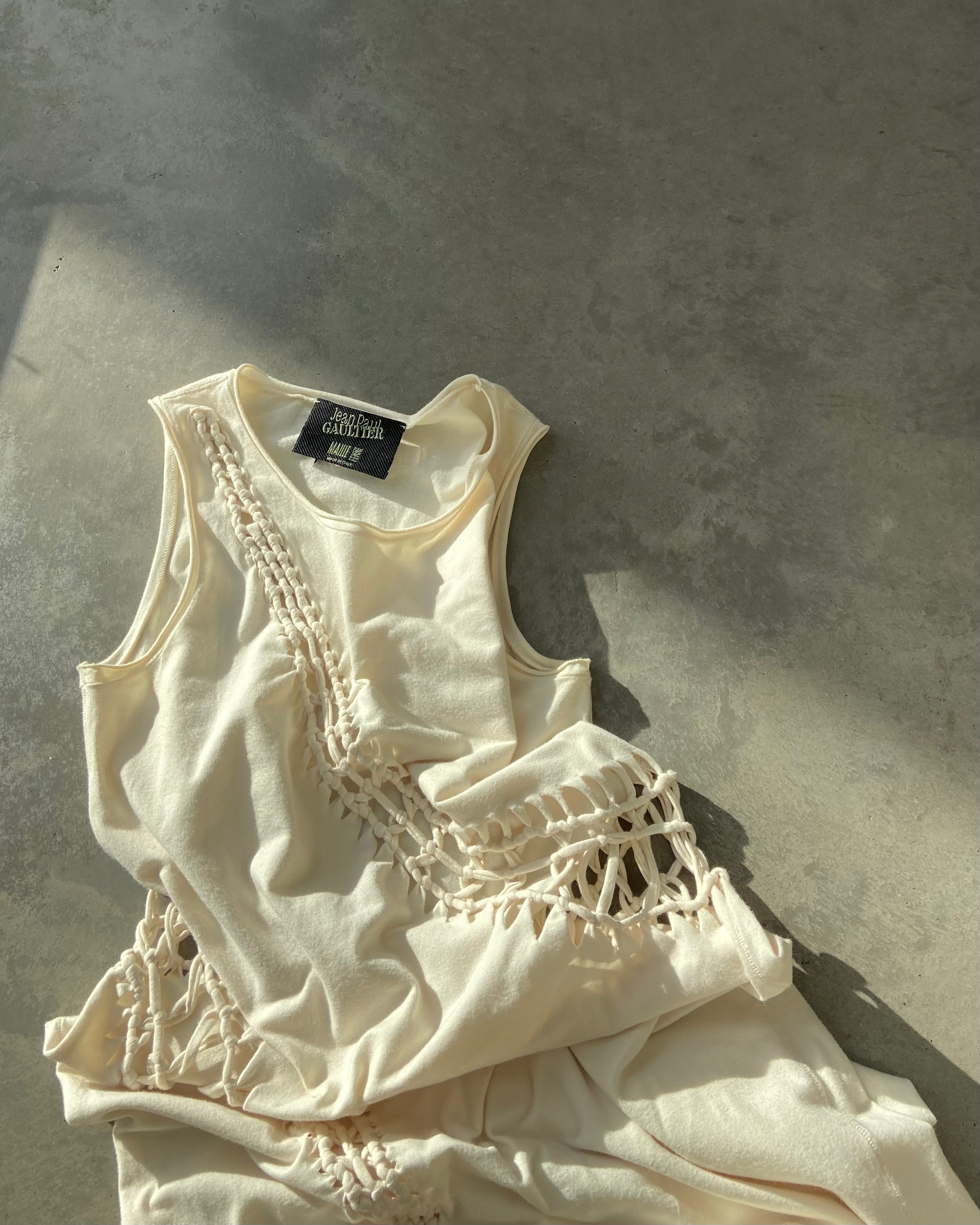 JEAN PAUL GAULTIER SS01 CUT-OUT DRESS - S/M