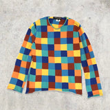 Vintage Comme des Garçons Checkerboard Knit Jumper / Sweatshirt