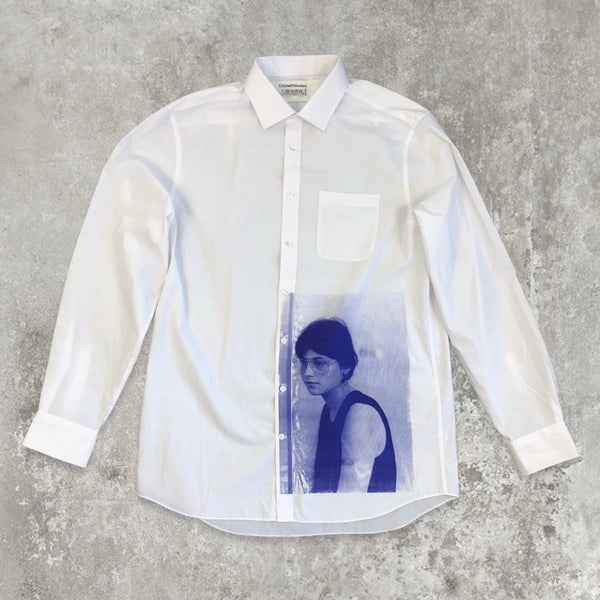 COOMES Limited Oversized Graphic White Shirt