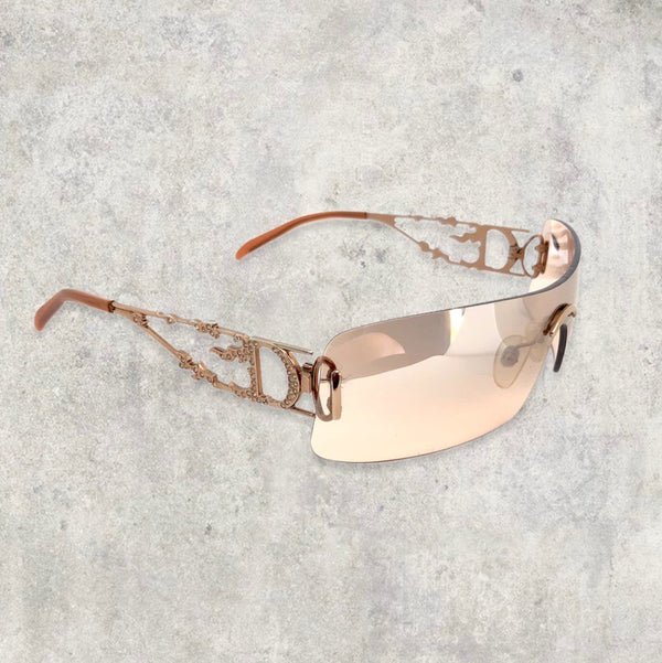 Dior By John Galliano Flame Sunglasses With Bronze/Brown Tint Lenses