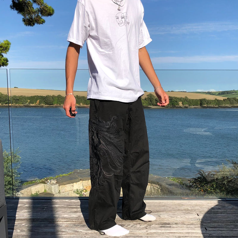 Maharishi Snopants Trousers with Dragon Embroidery