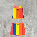 Dolce and Gabbana D&G Mesh Top and Skirt Set - D&G “Primary Colours” Beach Set