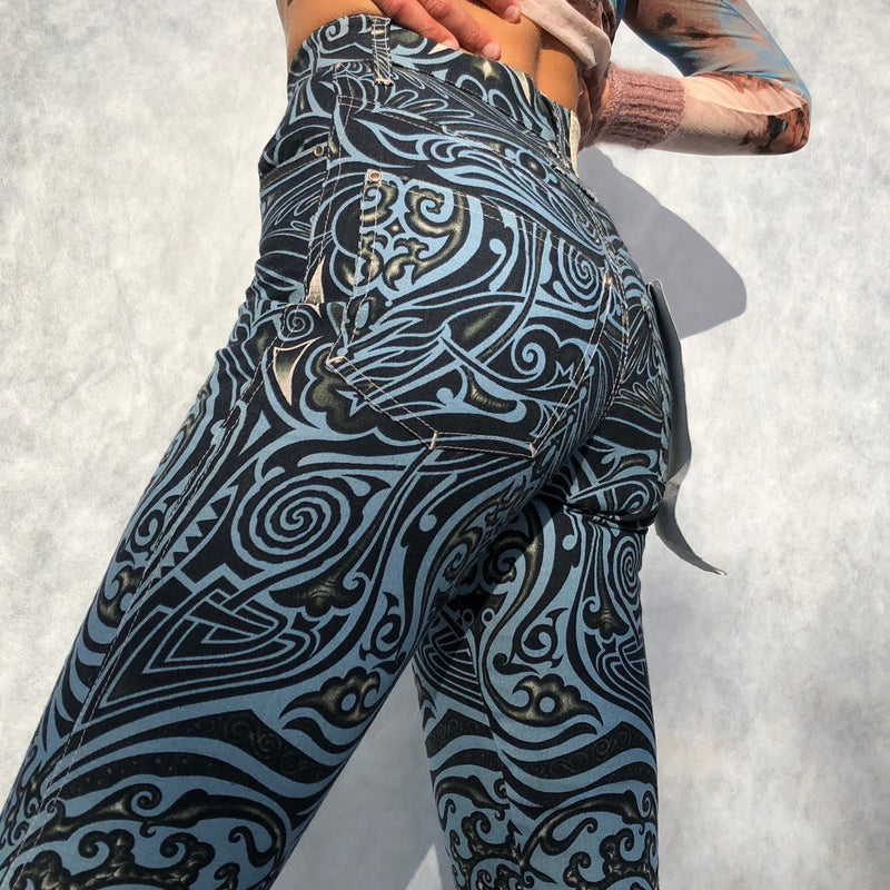 1996 Jean Paul Gaultier Jean’s Tribal Print Trousers