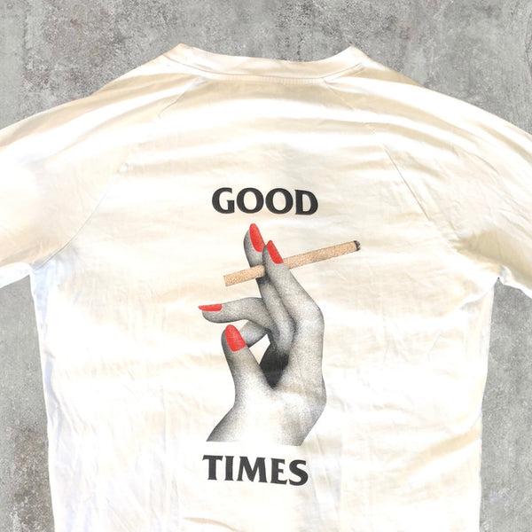 Wood Wood White Long-Sleeve T-shirt