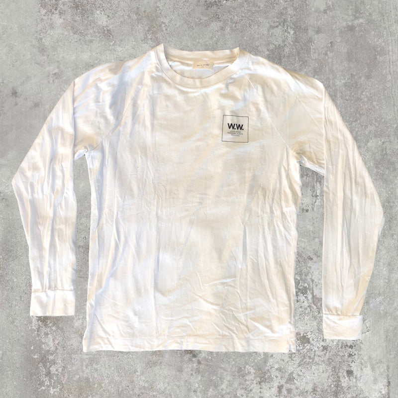 Wood Wood White Long-Sleeve T-shirt