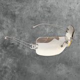 Chanel Rimless Sunglasses with CC logo