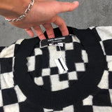 Junya Watanabe Comme Des Garcons Wool Check Jumper