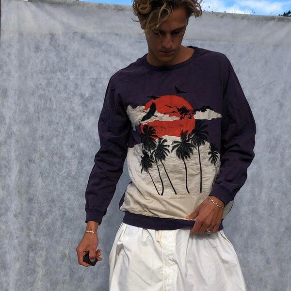 Maharishi Sweatshirt with Graphic Embroidery